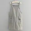 Delantal ligero, de color sólido, repelente al agua, con tirantes para tareas de cocina y cocina, resistente a manchas y aceite, ropa de trabajo resistente a la suciedad, cómodo y transpirable