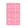 Venda quente da Amazon forma de gelo de silicone 15 cavidades Molde de cubo de gelo bandeja de gelo para alimentos complementares congelados doméstico Cubo de gelo Caixa de gelo