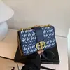 Bolso Cruzado de Lujo de Gran Capacidad Accesible Otoño e Invierno 2025 Nuevo Bolso de Cadena de Gama Alta Funda Bolso Cuadrado Pequeño Bolso de Hombro Bordado