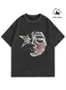 Aliexpress Transfronterizo Manfinity Emrg Corte Holgado para Hombre Estampado de Estrellas Drop Sho