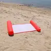 Novo Produto Transfronteiriço Inflável Flutuante Clipe de Rede para Água Encosto Dobrável Piscina Cama Flutuante Água Boia Três Tubos Cama Inflável