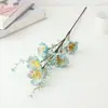 Arranjos de Flores Azaleias Artificiais Transfronteiriços, Estacas de Flores Borboleta, Decoração para Casa para Sala de Estar, Mesa de Jantar, Buquês de Casamento, Flores de Seda, Enfeites de Flores Artificiais