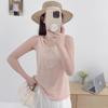 Chaleco de Tencel con Cuello en U y Botones de Concha para Mujer en Verano, Transpirable, Holgado y Ceñido, Camiseta de Tirantes para Capa Interior, Prenda Exterior Delgada