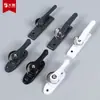 Fechadura de Janela Liga de Alumínio Portas e Janelas Aço Inoxidável Antifurto Fechadura Antiga em Forma de Meia-Lua Portas de Correr e de Abrir Janelas de Aço Plástico Acessórios para Fechadura de Janela