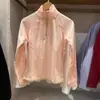 26 Ropa Nueva de Mujer Otoño Invierno Pulóver Elástico de Forro Polar con Media Cremallera Top Cálido Capa Base 487596