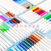 Plumas Acuarelables Lavables de Cerdas Suaves para Niños para Pintura y Graffiti Infantil Set de Pinceles a Base de Agua 12 24 36 48 Plumas de Colores