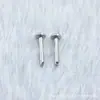 Clavo para Lóbulo de Oreja de Aleación de Titanio ASTM F-136 Titanio G23 Piercing con Rosca Interna Clavo para Lóbulo de Oreja Labio Joyería para Oreja