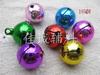 Campana de metal de cobre de colores, campana redonda de una palabra, accesorios para manualidades DIY, decoración de Navidad, 6-20 mm