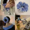 Nuevo Diseño Coreano de Nicho Hecho a Mano Encaje Plisado Encaje Banda para el Cabello Doble Capa Intestino Grande para el Cabello Accesorios para el Cabello