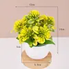 Atacado transfronteiriço de suculentas artificiais, combinações de plantas de mini abacaxi de plástico com formato de coração, flores artificiais, plantas de plástico e itens de decoração para casa
