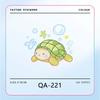 Moe Moe Pequeña Tortuga Calcomanía Tatuaje a Color Impermeable Larga Duración No Reflectante Brazo Sentido Avanzado Pintura a Color Simulación Nueva Calcomanía