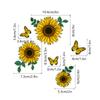 KYYG021 Serie Flor Mariposa Pegatinas luminosas Pegatinas de pared removibles Pegatinas decorativas para sala de estar Pegatinas de pared autoadhesivas al por mayor