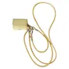 Para Estojo Protetor de Fone de Ouvido AirPods 4 Estojo de Couro Business Apple 1ª/2ª Geração Pro2 Cordão Bluetooth Sem Fio de Cor Sólida