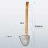 Acero Inoxidable 304 Tamiz de Polvo Mala Tang Cuchara Coladora Reforzada Red de Filtro para Hervir Fideos Cesta para Servir Maocai Cuchara para Escurrir Verduras Blanchadas Cuchara para Fideos Comercial