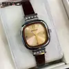 Sanda Nuevo 7052 reloj de pulsera de cuarzo para mujer correa pequeña casual moderno todo-partido simple