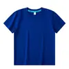 Venta al por mayor del fabricante Camisetas coloridas para niños, Camisetas de algodón peinado Cvct, Uniformes de clase de actividades de color sólido, Uniformes de grupo, Conjuntos para padres e hijos, Manga corta