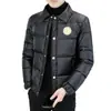 Nueva Chaqueta de Algodón Casual Engrosada con Solapa para Hombre 2025, Abrigo de Algodón Cálido de Corte Delgado para Invierno, Ropa de Abrigo Versátil de Moda para Hombre