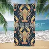 Toalha de Praia Estampada Digitalmente Mais Vendida no Exterior, Toalha de Banho de Microfibra, Secagem Rápida, Absorvente de Água, Toalha de Praia para Viagem e Surf