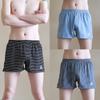 Ropa Interior para Hombre Hua Jielong Bóxer Rayado Algodón Bóxer Hombre Holgado Delgado Transpirable Calzoncillos