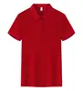 Camisa Polo de Algodón Peinado de Verano Ropa de Trabajo Manga Corta Cuello Camisero con Logo Uniforme de Trabajo Ideal Camisa Cultural Cuello Camisero 80% Algodón