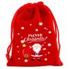 Bolsa de franela de manzana navideña transfronteriza, bolsa de regalo de dulces, bolsa de terciopelo de alta calidad, disponible al por mayor