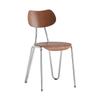 Silla de comedor de estilo antiguo medio con respaldo de madera maciza, mesa y silla de comedor francesas, silla vintage de estilo de diseño minimalista creativo de alta gama.