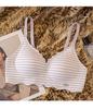 Ropa interior push-up de pecho pequeño para mujer, sin aro de acero, soporte superior, soporte suave, sujetador sexy antiflacidez y hueco sin marcas.