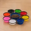 Amazon Transfronteiriça Pet Outdoor Silicone Dobrável Tigela para Cachorro Portátil Outdoor Retrátil Tigela para Cachorro Tigela de Água para Beber