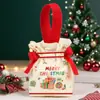 Bolsas de regalo creativas de Navidad, bolsas para envolver manzanas en Nochebuena, bolsas de regalo de Navidad, bolsas de lona portátiles para dulces