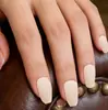 Nuevas Puntas de Uñas Color Rosa Sólido con un Toque Puro y Deseable de Alta Gama, 30 Piezas de Uñas Elegantes y Portátiles