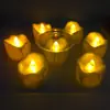 Vela electrónica LED de Amazon vela de cera de lágrimas vela de cumpleaños vela de Navidad Halloween vela electrónica
