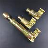 Fuelle tipo pedal de onda tipo empuje manual troquel de crimpado dispositivo plano herramienta de tubo de fuelle de acero inoxidable 4 puntos 6 puntos 1 pulgada