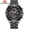 Reloj Deportivo Multifuncional Amazon para Hombre Estudiante Moda Reloj de Cuarzo Moda Luminoso Impermeable Reloj con Correa de Acero