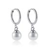Aretes mini de perla de gota de agua japoneses y coreanos para mujer 2023 Verano Celebridad de Internet mismo estilo exquisitos simples moda abalorios acero de titanio