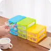 Caja organizadora de cajón de dulces de 2-3 capas caja de acabado caja de almacenamiento de cosméticos piezas de escritorio de oficina