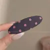 Pinza para el Cabello Retro con Flecos Accesorios para el Cabello Pinza para el Cabello Estampado de Leopardo Pinza de Pato Linda de Lana Barrette Estilo Pequeño Perfume Floral para Mujer Accesorios para el Cabello