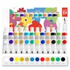 Caixa de Tinta para Pintura DIY Infantil Transfronteiriça Tinta em Caixa Tinta Acrílica 12ml Conjunto de Tintas em Tubo de 12 Cores