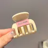 Presilha de Garra Pequena de Acrílico Vintage para Mulheres, Presilha Simples de Tubarão para a Parte de Trás da Cabeça, Acessório de Cabelo de Luxo