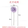 Rosa Popular Artificial de Espuma de Polietileno Transfronterizo con Palo, Accesorios de Hoja de Hierba Acuática, Arreglo Floral DIY, Decoración del Hogar