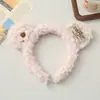 Nueva Diadema de Felpa de Dibujos Animados, Para Tomar Fotos de Niña en Parque de Atracciones, Pasador Lindo, Pinza Dulce para el Cabello, Diadema para Maquillaje y Lavado de Cara