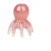 Peine de masaje de pulpo, masajeador de meridianos, peine de acupresión para terapia capilar y cuero cabelludo, peine gua sha portátil de dientes anchos