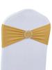 Alças de Flor com Laço para Encosto de Cadeira Capa Elástica para Cadeira de Hotel Casamento Camada Única Argola Personalizada Venda Quente Transfronteiriça Capa para Cadeira de Jantar Casamento