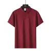 Camiseta Polo de Manga Corta para Hombre Verano Solapa de Polo Negocios Fresca Moda Tendencia Secado Rápido Transpirable Absorbente de Sudor Deportes al Aire Libre