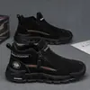 Sapatos de trabalho sapatos masculinos outono novos sapatos de trabalho de cano alto homens antiderrapantes resistentes ao desgaste construção canteiro de obras trabalho esportivo casual Martin