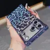 Estampado de Leopardo Brillo Succión Magnética Adecuado para Funda de Teléfono Móvil Iphone17 Borde Recto Cuatro Esquinas Anticaída Todo Incluido Apple 16 Anticaída Funda Suave