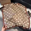 Cachecol quadrado de seda estilo europeu e americano 70cm vintage estampado com castanha de caju arte faixa de cabelo terno com lenço decorativo
