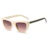 Gafas de Sol Poligonales con Tachuelas de Arroz, Gafas de Sol de Moda Sencillas Transfronterizas Europeas y Americanas para Hombres y Mujeres, Gafas Planas Versátiles Anti-Luz Azul para Comercio Exterior