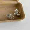 Brincos Novos Hefang Nuvem Estelar Deslumbrante Pérola para Mulheres Outono e Inverno, Pino de Prata 925, Brincos de Luxo Leve de Alta Qualidade