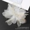 Material de cocar de flor tridimensional gradiente faça você mesmo renda acessórios de cabelo caixa de presente decorações acessórios de roupa de balé organza