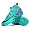 Nuevos Zapatos de Fútbol para Adultos Transfronterizos Rosas para Hombres y Mujeres Jóvenes Niños Estudiantes Tacos Largos AG Césped Sintético TF Entrenamiento Venta al por Mayor
